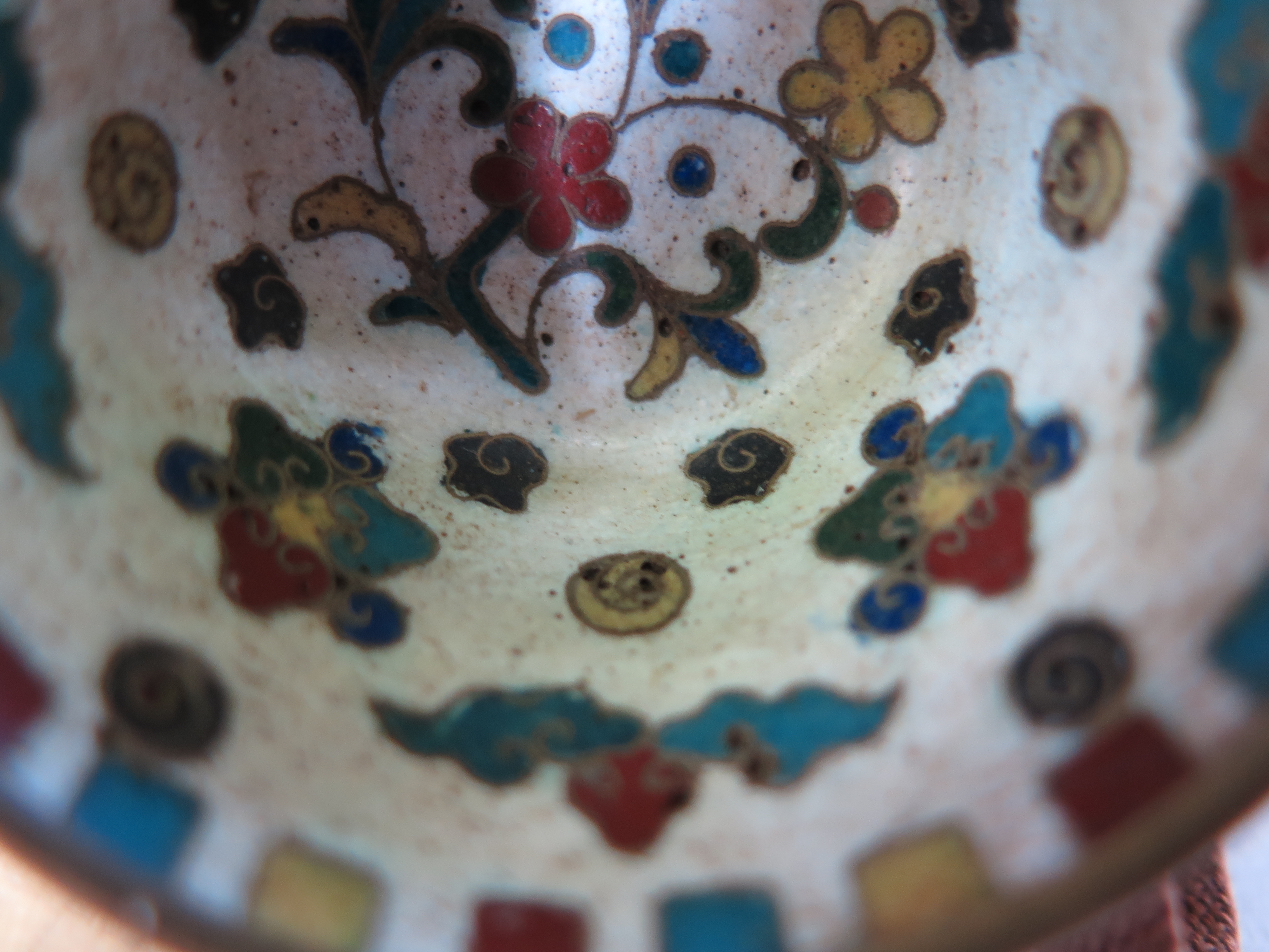 #1539  Rare Chinese Ming Dynasty Cloisonne Enamel Wine Cup, Wanli (1578-1619)   **Price on Request**