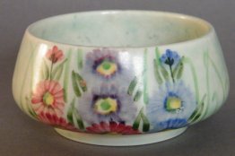 #1825 Small Hand Painted Radford Pottery Bowl, circa 1940s