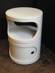 #1485   1960s Cylindrical Plastic Bedside Cabinet     **Sold**  January 2019