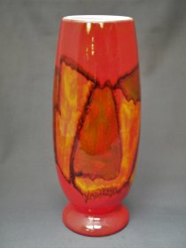 #1765 1960s Poole Pottery "Delphis" Vase by Ann Godfrey Lloyd  **SOLD** December 2019
