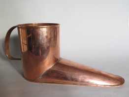 #1532 Rare Victorian or Edwardian Copper 'Kettle' or Water Warmer, circa 1875-1910