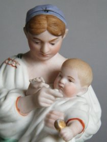 #1580  Fine 19th Century Russian Porcelain Figure Group Gardner Moscow  **Sold** to Russia