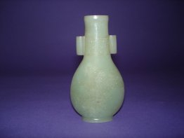 #0010  Chinese Celadon Jade Arrow Vase - 18th/19th Century **Sold** November 2007 售至英国 - 2007年11月