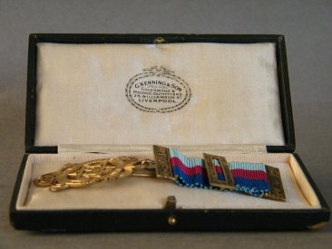 #1674   Cased Sterling Silver Masonic Jewel, 1927  **Sold**   March 2018