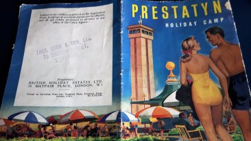 #1800  1953 Prestatyn Holiday Camp Fold Out Brochure  **Sold**  October 2020