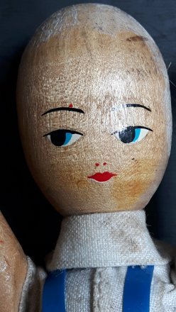 #1803   Articulated Wooden Doll, circa 1930s  **SOLD**