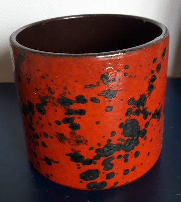 #1832 West German Art Vase, circa 1960s - 1970s