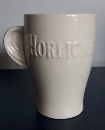 #1849  Horlicks Advertizing Mug by Royal Winton Pottery, circa 1940s - 1950s