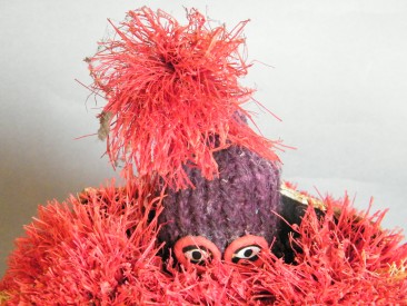 #1641  Ekpe Society Masquerade Figure from Nigeria, circa 1980s