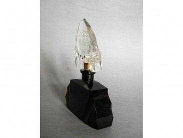 #0898 1920s Art Deco Glass Scent Bottle **SOLD**