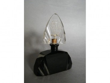 #0898 1920s Art Deco Glass Scent Bottle **SOLD**