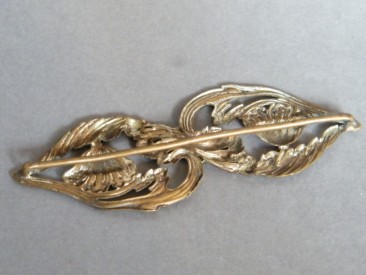 #1431 Art Nouveau Ladies Belt Buckle, circa 1890-1920  **SOLD** D 2019