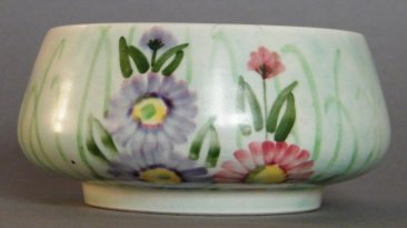 #1825 Small Hand Painted Radford Pottery Bowl, circa 1940s