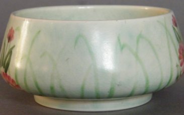 #1825 Small Hand Painted Radford Pottery Bowl, circa 1940s