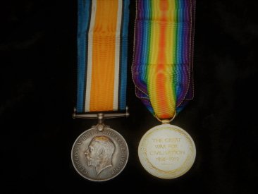 #1701 First World War (1914 - 1918) Medals - Private German Queens Regiment **SOLD** May 2018