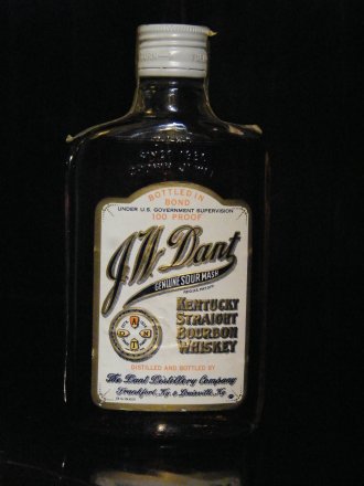 #1704 Un-0pened Bottle of 1969 (1963 distilled) Kentucky "Sour Mash" Bourbon Whisky, from U.S.A. **Sold**  December 2020