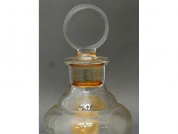 #0555 Perfume Bottle - "Zibeline" by Weil, Paris, probably Lalique Glass, 1920s-1930s **SOLD**