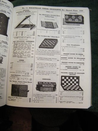 #1706  Rare Antique  Pocket Travel Chess / Draughts Set, circa 1900-1915  **SOLD**  December 2018