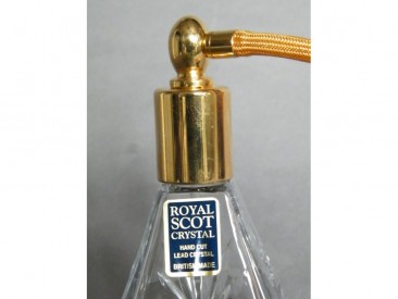 #1022 "Royal Scot" Lead Crystal Atomiser, circa 1970s **SOLD**