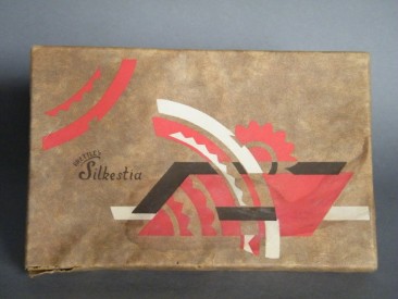 #0652 Art Deco "Russian Constructivist" Style Decorated Box, circa 1920s **SOLD**