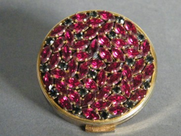 #0643 "Jewelled" Rouge Compact - Unused - circa 1950s-1960s **SOLD**