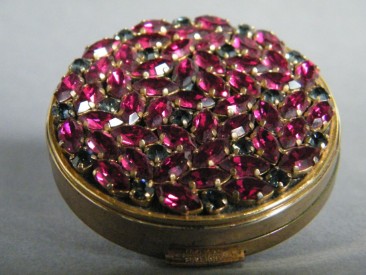#0643 "Jewelled" Rouge Compact - Unused - circa 1950s-1960s **SOLD**