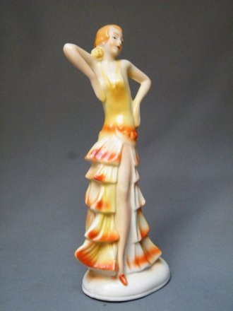 #1760  1930s - 1940s Art Deco Figure **SOLD** 2019