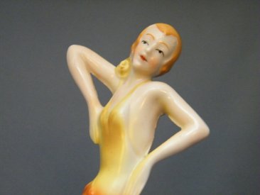 #1760  1930s - 1940s Art Deco Figure **SOLD** 2019