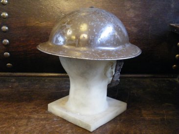 #1766  WW2 British Army Steel "Tommy" Helmet  **Sold** - March 2019