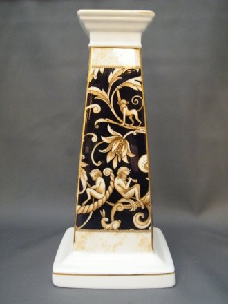 #1792  Rare Wedgwood Cornucopia Bone China Lamp Base, circa 1990s  **Sold** to Norway, September 2020