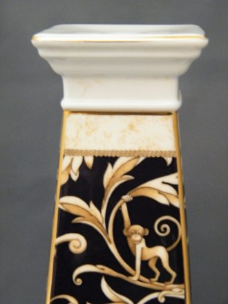 #1792  Rare Wedgwood Cornucopia Bone China Lamp Base, circa 1990s  **Sold** to Norway, September 2020