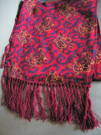 #1802  Paisley "Tootal" Scarf, circa 1960s **Sold**  October 2020