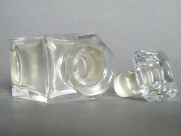 #1292 Cut Glass Baccarat Crystal Perfume Bottle, circa 1895-1910  **SOLD** November 2017