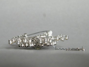 #1211 Diamante Snowflake Brooch, circa 1950s - 1960s **SOLD**