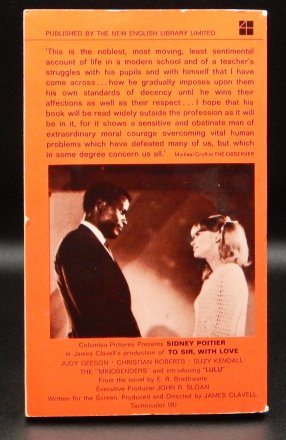 #1869  "To Sir, With Love: E.R. Braithwaite" Four Square Books 1967