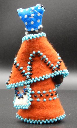 #1872  Small Xhosa Doll from South Africa circa 1950 - 1980