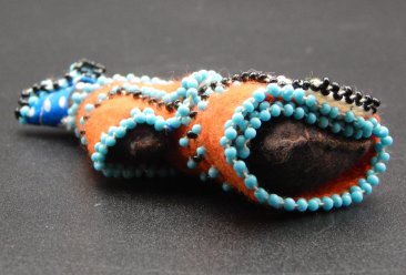 #1872  Small Xhosa Doll from South Africa circa 1950 - 1980