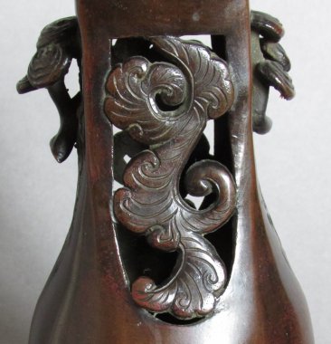 #1841 Fine Song Dynasty Style Chinese Bronze Incense Tool Holder - 17th Century  *Price on Request*