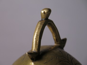 #1715  Small Bronze Bell from China, circa 1880-1920  **Sold** February 2019