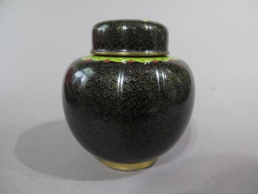 #1530  Cloisonne Enamel Jar from China, circa 1890-1910  **SOLD**