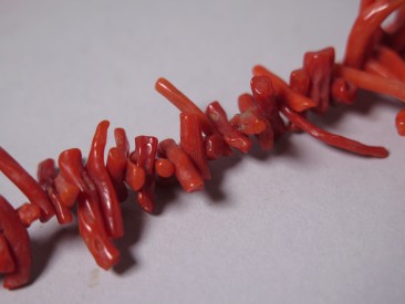 #1500 Victorian Red Coral Necklace   **SOLD**