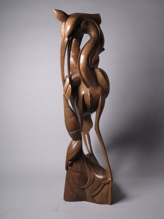 #1502 Carved Hardwood Marine Life Sculpture  **Sold**  through our Liverpool shop February 2017