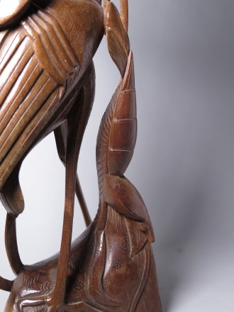 #1502 Carved Hardwood Marine Life Sculpture  **Sold**  through our Liverpool shop February 2017