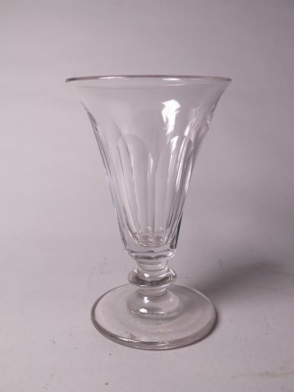 #1506  Panel Cut Jelly Glass, circa 1830 -1840