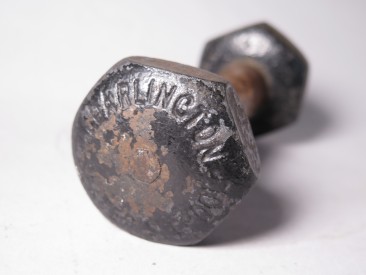 #1524   Liverpool Retailed Antique Small Dumbell, circa 1880-1910  **SOLD**   2013