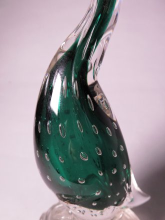 #1814  Murano Glass Duck from Italy, circa 1950s - 1960s