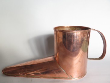 #1532 Rare Victorian or Edwardian Copper 'Kettle' or Water Warmer, circa 1875-1910
