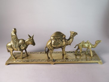 #1551  Donkey & Camel 'Train' from Turkey, circa 1900 - 1930    **SOLD**  April 2017