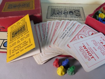 #1652  Early "SORRY" Card and Board Game, circa 1929  **SOLD**  December 2017