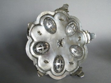 #0063 Victorian Electro Plated Nickel Silver Egg Cruet - Circa 1842-1883
